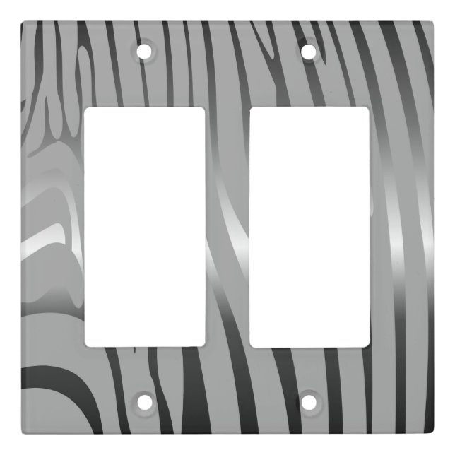 Zesty Zebra Light Switch Cover (Front)