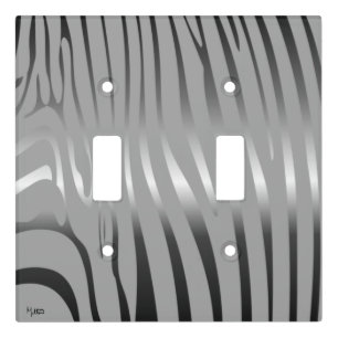 Zesty Zebra Light Switch Cover