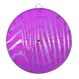 Zesty Zebra Pink Dart Board
