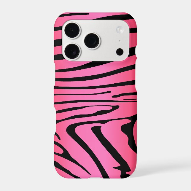 Zesty Zebra Red  Iphone Case (Back)