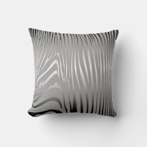 Zesty Zebra Throw Pillow