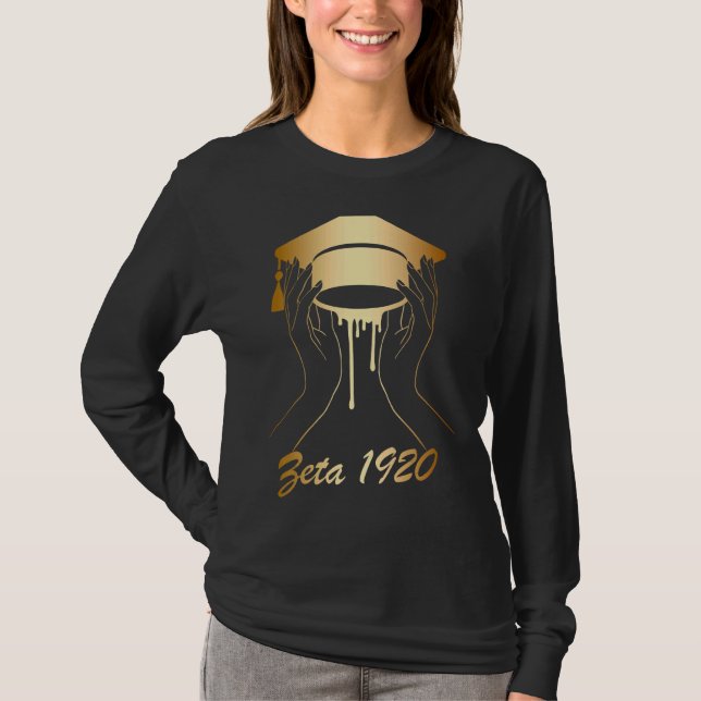 Zeta 1920 African American Historically Black Hbcu T-Shirt (Front)