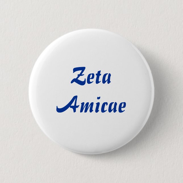 Zeta Amicae Button (Front)