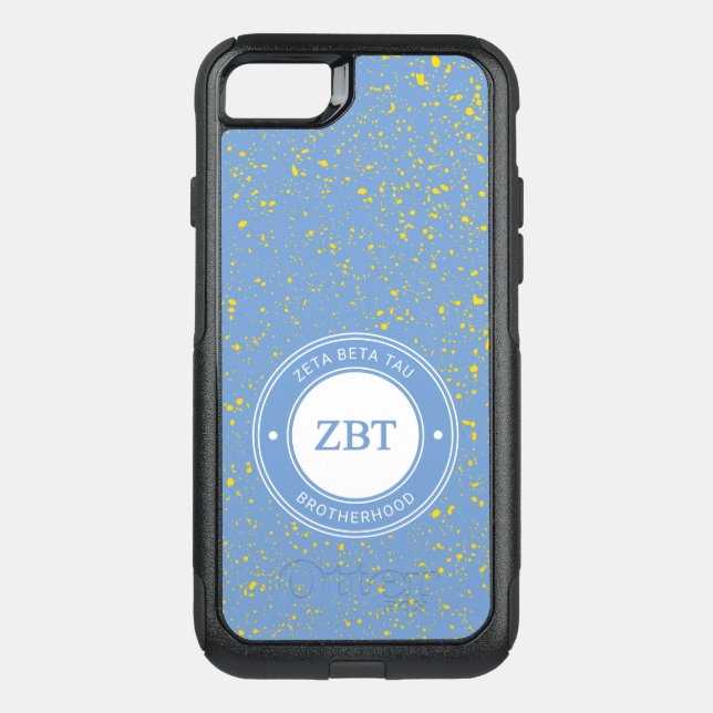 Zeta Beta Tau | Badge Otterbox iPhone Case (Back)