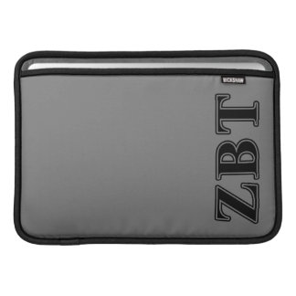 Zeta Beta Tau Black Letters Sleeve For MacBook Air