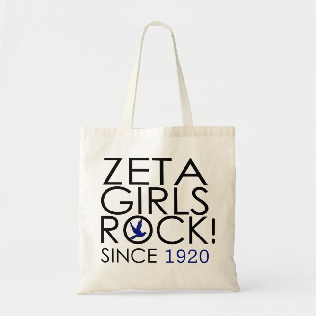 Zeta Girls Rock Tote Bag (Front)