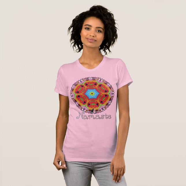 Zeta Namaste Kaleidoscope T-shirt (Front Full)