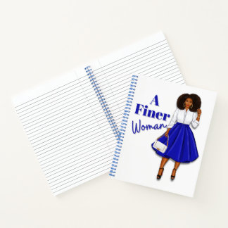 Zeta Phi Beta Inspired Spiral Notebook 