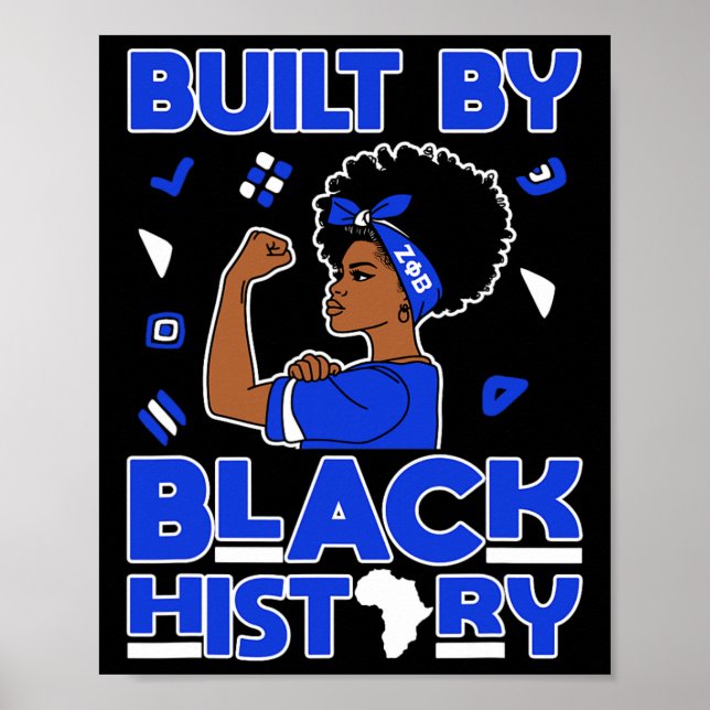 Zeta Phi Beta Sorority Black Queen Pride Melanin A Poster (Front)