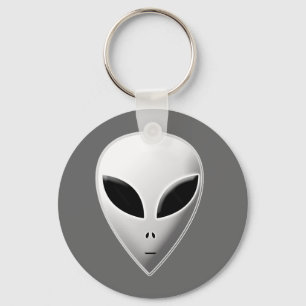 Zeta Reticulan Roswell Grey Alien Keychain