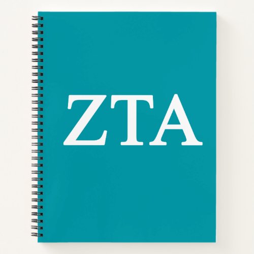 Zeta Tau Alpha Lil Big Logo Notebook