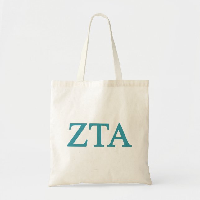 Zeta Tau Alpha Lil Big Logo Tote Bag (Front)