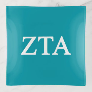 Zeta Tau Alpha Lil Big Logo Trinket Tray