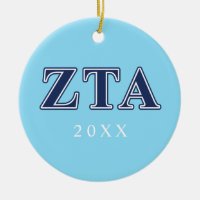 Zeta Tau Alpha Navy Letters