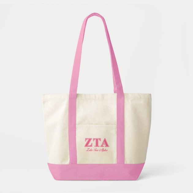 Sorority Tote Bag Zeta Tau Alpha