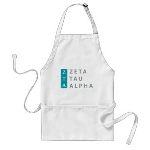 Zeta Tau Alpha Stacked Adult Apron