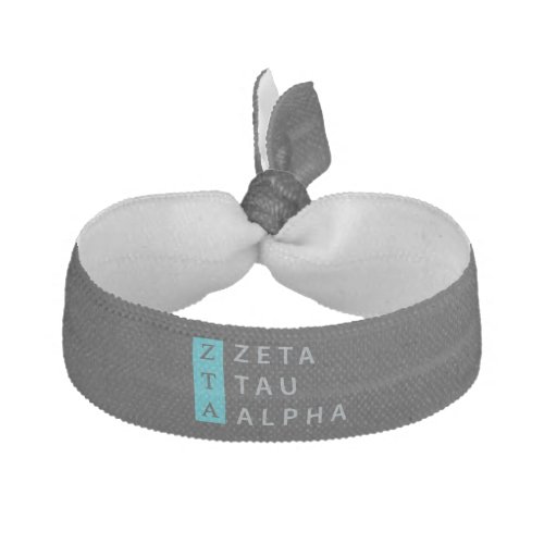 Zeta Tau Alpha Stacked Ribbon Hair Tie