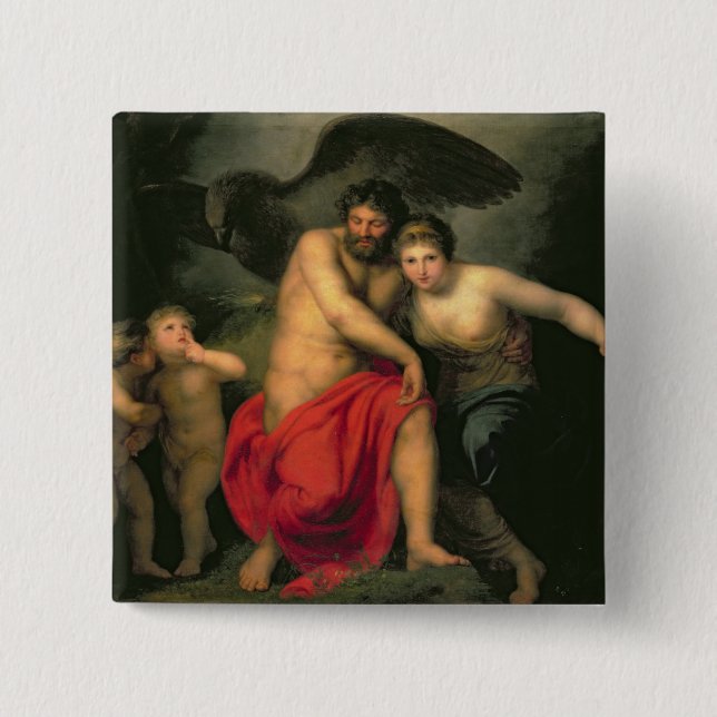 Zeus and Hera on Mount Ida, 1775 Button (Front)