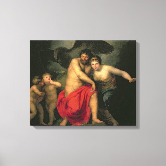 Zeus and Hera on Mount Ida, 1775 Canvas Print (Front)