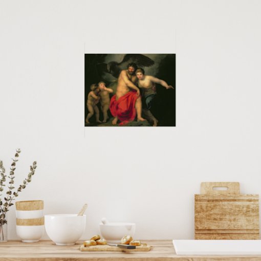 Zeus and Hera on Mount Ida, 1775 Poster | Zazzle