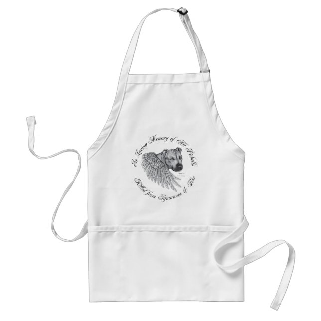 Zeus angel adult apron (Front)