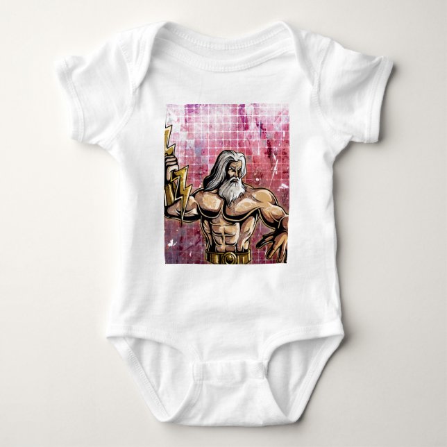 Zeus Baby Bodysuit (Front)