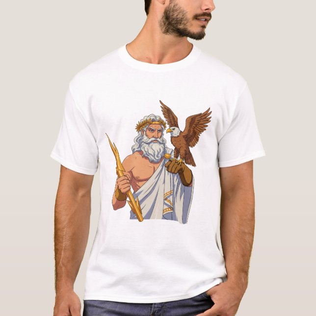Zeus god of the sky T-Shirt (Front)