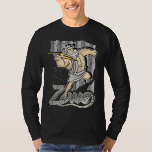 Zeus Greek God Hero Costume Training God of War T-Shirt
