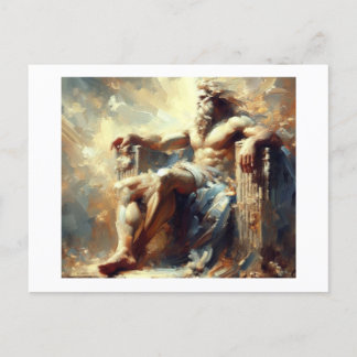 Zeus Greek God of All,  Postcard