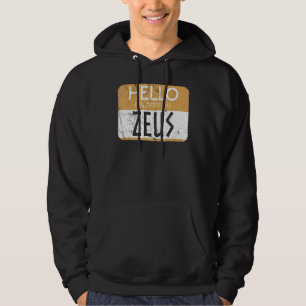Zeus Greek Mythology Ancient Greek God Greek Mytho Hoodie