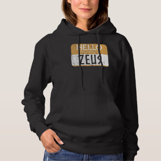 Zeus Greek Mythology Ancient Greek God Greek Mytho Hoodie