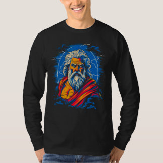 Zeus Greek Mythology God of Lightning T-Shirt