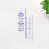 Zeus Prayer Card (Desk)