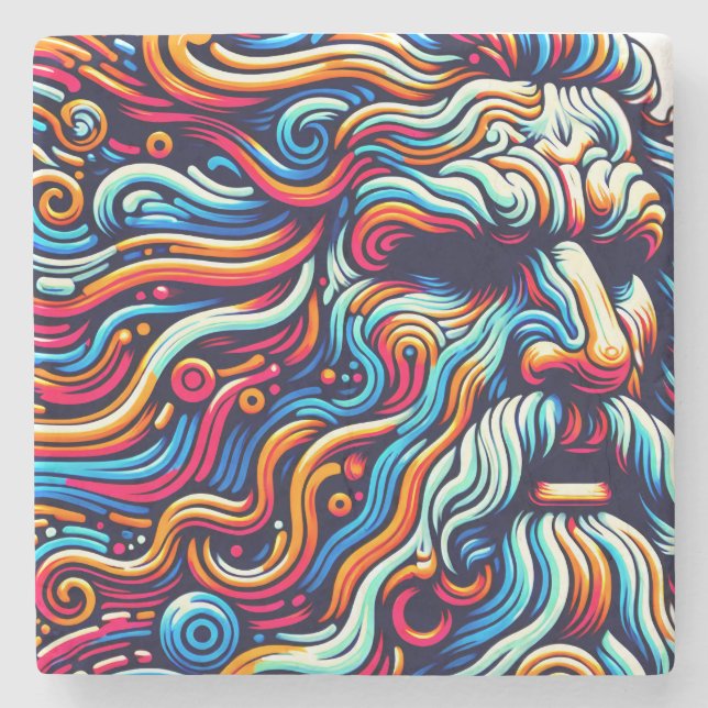 ZEUS STONE COASTER (Front)