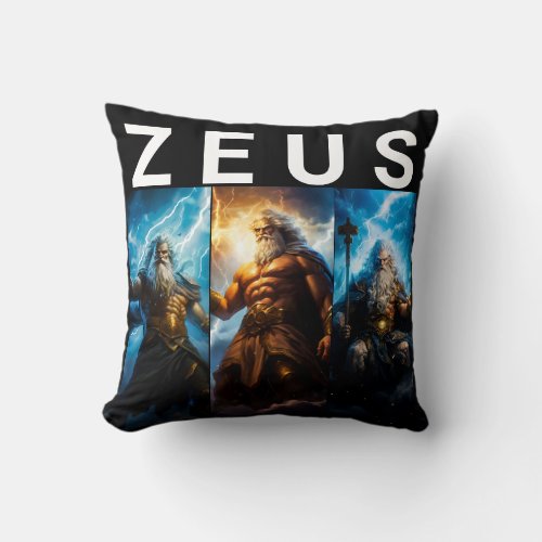 Zeus Throw Pillow