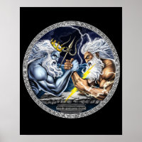 Zeus vs Poseidon Arm Wrestling