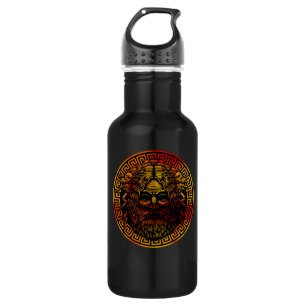 Zeus's Ancient Shield Art Print Stainless Steel Water Bottle