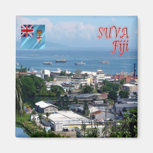 zFJ009 FIJI, SUVA City, Walu Bay Industrial,Fridge Magnet