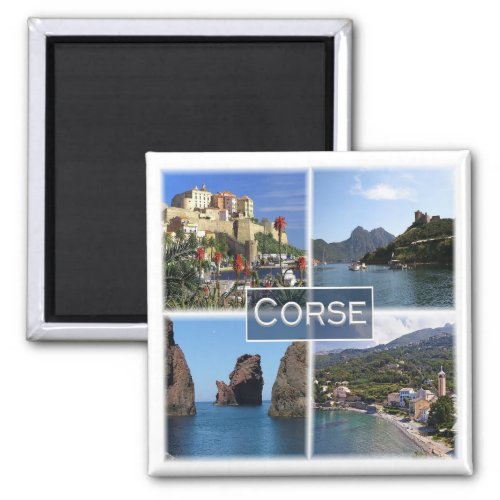 zFR008 CALVI SCANDOLA Corse Corsica Fridge Magnet