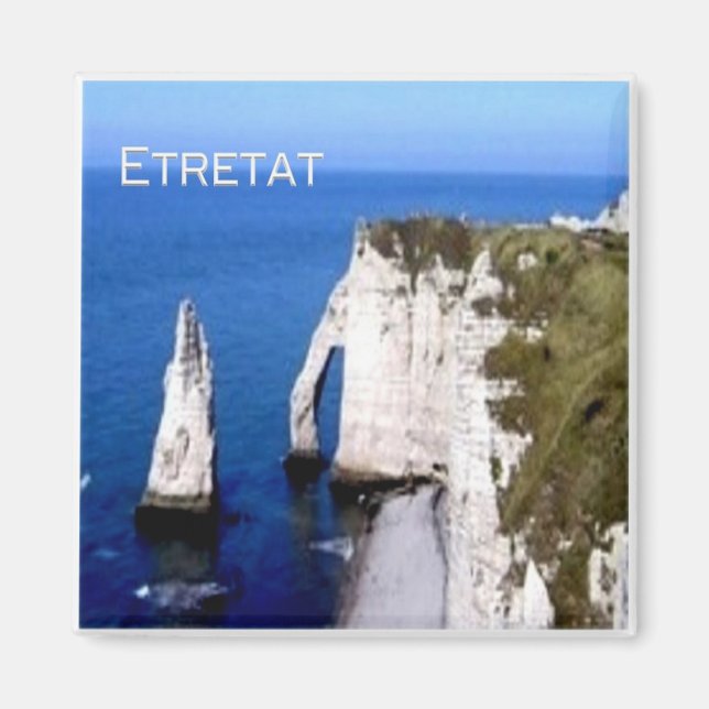 zFR024 FÉCAMP Harbour, Normandy, France,  Fridge Magnet (Front)