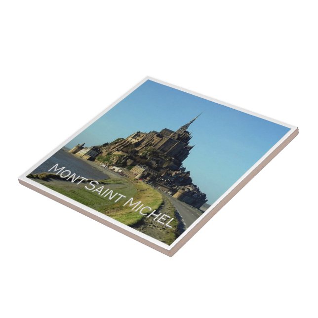 zFR027 MONT SAINT-MICHEL, Normandy, Ceramic Tile (Side)