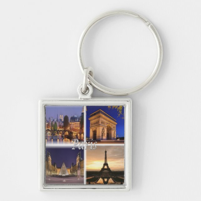 zFR030 PARIS, France, Europe, Keychain (Front)