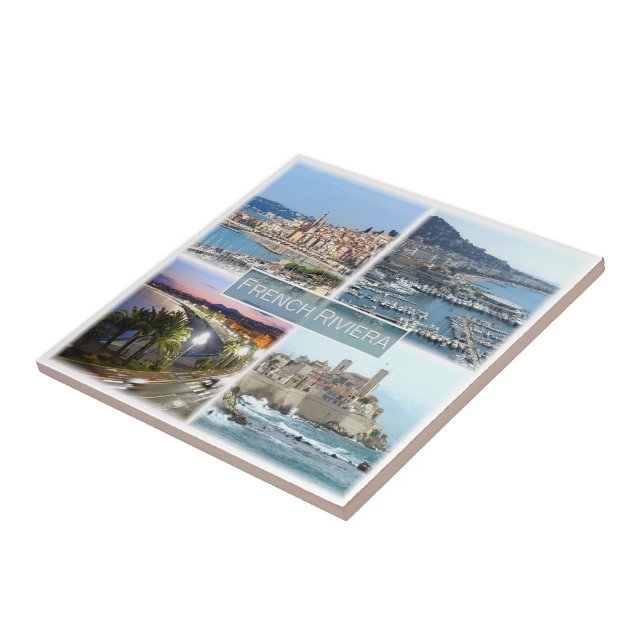 zFR040 FRENCH RIVIERA, France, Ceramic Tile (Side)