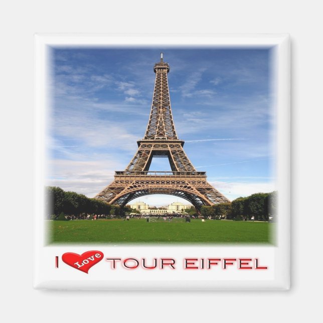 zFR041 TOUR EIFFEL, Paris, France, Fridge Magnet (Front)