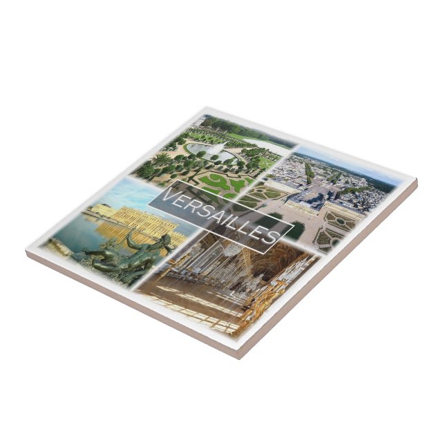 zFR042 VERSAILLES The Palace, France, Ceramic Tile (Side)