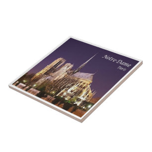 zFR055 NOTRE-DAME, Paris, France, Ceramic Tile