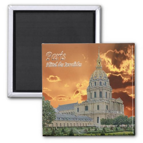 zFR058 PARIS Htel des Invalides France Fridge Magnet