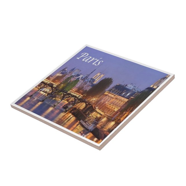 zFR065 PARIS panorama, France, Ceramic Tile (Side)