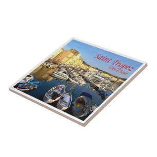 zFR078 SAINT TROPEZ French Riviera, France, Ceramic Tile