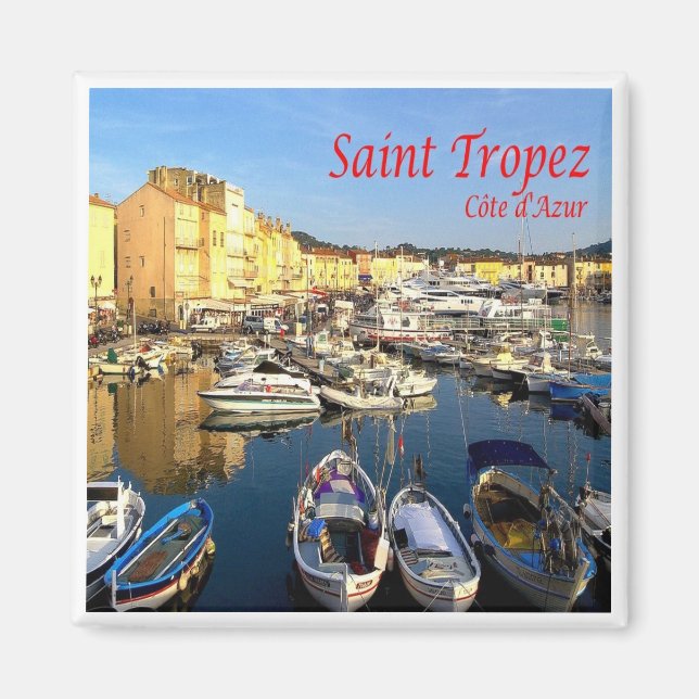 zFR078 SAINT TROPEZ French Riviera, France, Fridge Magnet (Front)